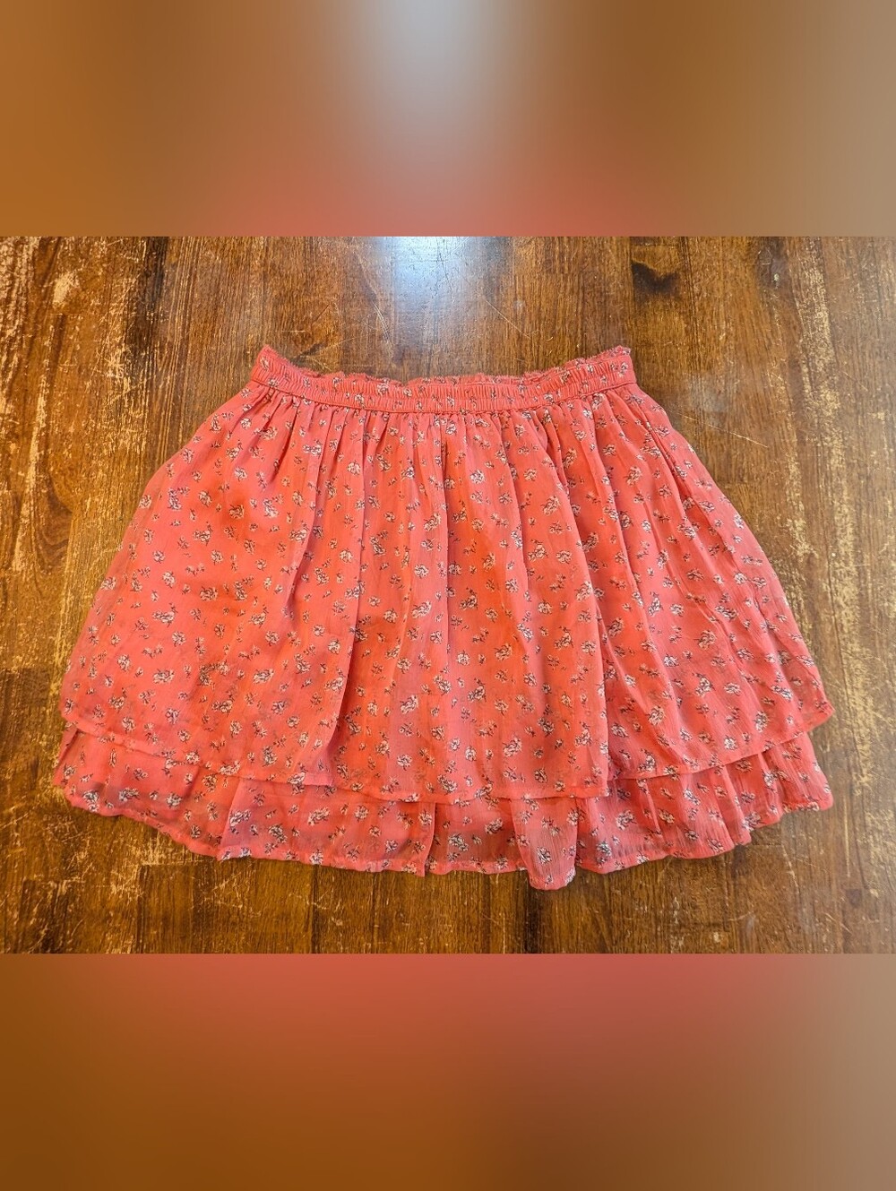 Abercrombie & Fitch Floral Mini Skirt Womens Small Pink Lightweight Flowy Girly